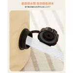 【APEX】便攜式折疊足浴泡腳桶 排水閥款 米黃色, , large