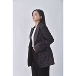 (S) 【國泰航空永續合作】gucci質感黑色外套二手衣, , large