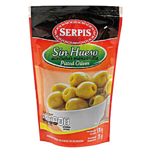 SERPIS Pitted green olive(bags)