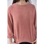 (M) michel klein毛毛粉色長袖上衣二手衣, , large