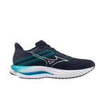 Mizuno Wave Inspire 21 Sw 男 慢跑鞋 超寬楦 彈力 支撐 緩震 深藍 [J1GC254551], , large