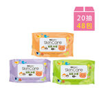 優生超厚型柔潤濕巾隨身包20抽48包, , large