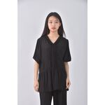 (XL) ringbear寬鬆黑色短袖上衣二手衣, , large