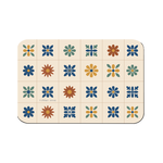 【rubber anne】30秒瞬吸 軟式珪藻土吸水-流理台瀝水墊 花磚語(45x30cm) -花漾, , large