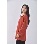 (F) dosirak韓牌連帽橘色長袖上衣二手衣, , large