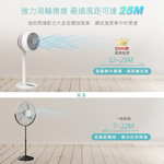 【Leo手機周邊專賣店】DIKE戴克 9吋DC變頻直流智能立式循環扇 / HLE320WT, , large