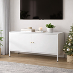 【AOTTO】現代簡約風高腳雙開門電視櫃(TA-7001W), , large