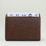 【M2nd】Ostrich Tri-fold Wallet, , large
