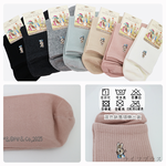 比得兔無痕精梳棉刺繡女襪-SK2028/無縫精梳棉刺繡休閒女襪-SK2029-6雙, , large