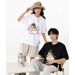 JZ TEE Adorable Pets' Relaxation Time Graphic Tee, , large