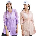 [TECTOP 探拓戶外 ]【長版抗UV】201228女款超輕薄外套(超時尚、超透氣、抗UV、防潑水、好輕薄), , large