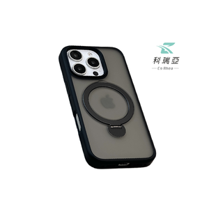 【CR科瑞亞】iPhone 16 手機保護殼輕透磨砂360°炫音支架