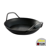 【德國turk土克鐵鍋】熱鍛斜紋 雙耳平底(深)鍋28cm, , large
