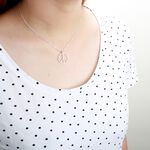 【Angel & Me】和平 與 愛 s925 純銀 項鍊 畢業 生日 情人節禮物, , large