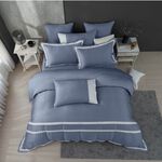 【禾肯居家】80支天絲/IKEA歐規床包/床包枕套被套/太妃藍/0853/MIT台灣製, , large