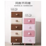 【AOTTO】35面寬童趣動物收納櫃 抽屜櫃-棕色小熊 (AT-035BK), , large