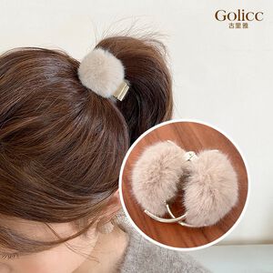 【Gulicc】古莉可 髮夾 毛茸茸高馬尾抓夾