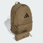 [秉宸] ADIDAS CLSC PCASE BP 後背包附鉛筆盒 棕 JD3091, , large