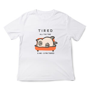 JZ TEE Siamese Cat-Weary Graphic Tee