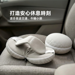 【上手家居】二合一旅行枕頭眼罩(飛機頸枕/旅行頸枕/遮光眼罩/飛機枕頭), , large