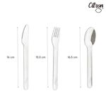 官方直營【Citron】兒童餐具三件組(含收納袋)_ 森林綠, , large