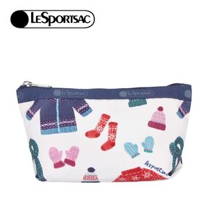 |快速出貨|Lesportsac Small Sloan Cosmetic 小型收納梯形化妝包/ 暖冬時尚