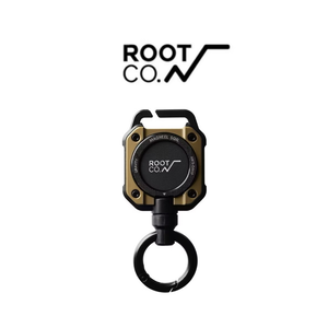 【Leo手機周邊專賣店】ROOT CO. 360度正方形多功能登山扣 / MAG REEL SQR. / 沙棕