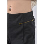 (XL) ambiamce高腰條紋綠色長褲二手衣, , large