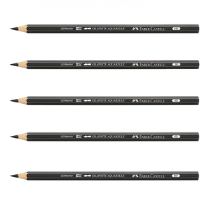 【Faber-Castell】輝柏 水墨素描鉛筆HB/2B/4B/6B/8B 6支入 / 盒 117800/117802/117804/117806/117808  -  多款可選