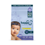 Hoppi嬰兒敏感濕紙巾80抽X3包, , large