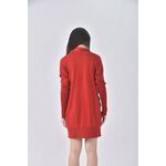 (S) fashion show質感羊毛紅色洋裝二手衣, , large