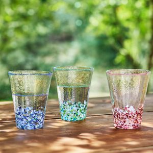 日本津輕 手工金箔飲料杯 海空 夕空 山空 金益合Drinkeat