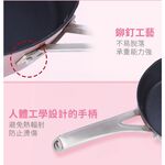【美國MotherGoose鵝媽媽】FancyPan粉品 IH導磁不沾湯鍋18cm, , large