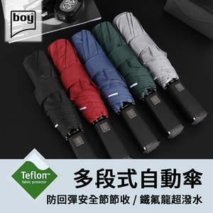 【德國boy】三折多段式不鏽鋼商務傘