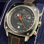 [星晴錶業]MASERATI手錶,44mm,R8871606001黑色錶面黑銀錶殼深黑色真皮皮革錶帶款, , large