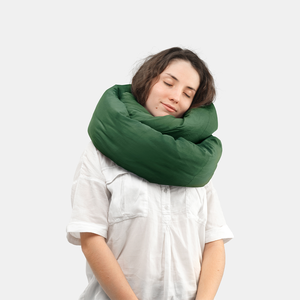 Infinity Pillow Travel Neck Pillow Pine-green