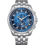 CITIZEN 星辰 亞洲限定款 光動能萬年曆電波手錶 AT9120-89L, , large