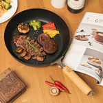 【Japan TAKUMI】Takumi Rock-Pattern Iron Frying Pan 26cm (Made in Japan), , large