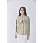 (L) kuen dian質感綠色長袖上衣二手衣, , large