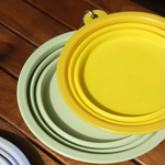 寵物外出折疊碗1000ml 黃色 寵物碗 餵水, , large