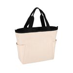 |快速出貨|Lesportsac Large Reversible Pocket Tote 中型雙面托特包 送禮-米白, , large
