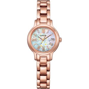 CITIZEN 星辰 Wicca 茉莉花太陽能女錶-24mm 禮物 KH4-963-21