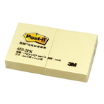 【3M】利貼 可再貼便條紙 黃色 38x50mm（2本 /小包）12小包 /組 653-2PK, , large