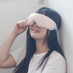 Air pressure massage eye mask, 白色, large