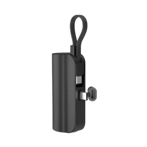 Mini Pocket Power Bank Black with stand(Type-C 5000mAh)