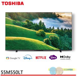 TOSHIBA 55" QLED 4K HDR Google TV 55M550LT
