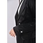 (S) 【德馨私服】gat lady質感棉質黑色外套二手衣, , large
