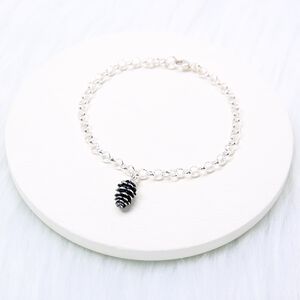 【Angel & Me】松果 Pinecone s925 純銀 手鍊 腳鍊 生日 畢業 聖誕節 紀念 禮物