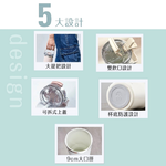 [e shoe store] Banjiajia ceramic double drink cup/ice dam cup sea mist gray, , large