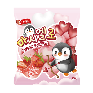 O!my food heart Marshmallow-Strawberry 